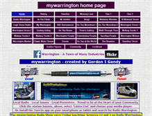 Tablet Screenshot of mywarrington.me.uk